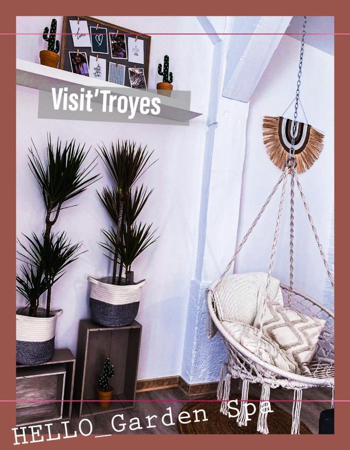 Garden Spa-Hyper Centre Avec Cour-Calme-Sauna-Hamam Apartment Troyes Ngoại thất bức ảnh